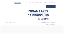 Desktop Screenshot of indianlakescampground.com